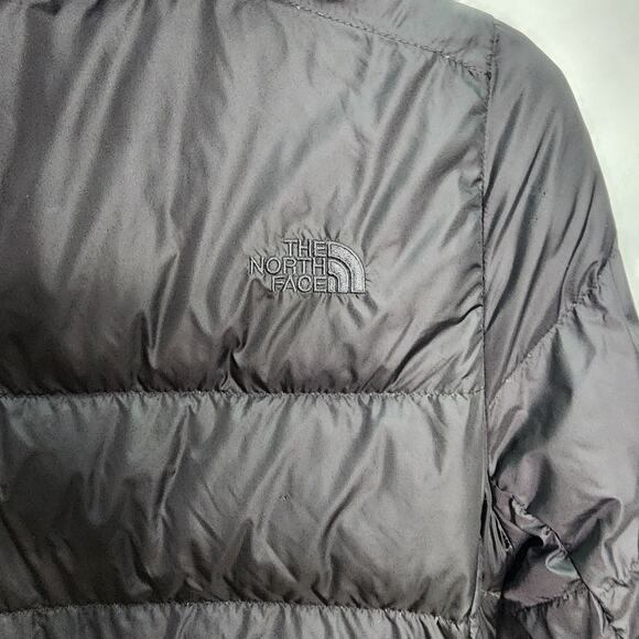 The North Face 550 Women's Black Puffer Quilted Long Hooded Winter Coat Size XS - Picture 12 of 15